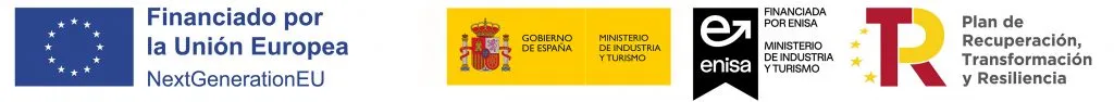 Financiado por la Unión Europea NextGenerationEU, Gobierno de España, financiada por ENISA, Plan de Recuperación, Transformación y Resiliencia